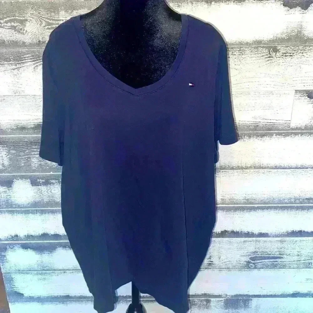 Tommy Hilfiger Navy Blue Blouse size 2X
